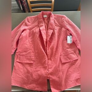 NineWest coral blazer & shorts set WITH TAGS